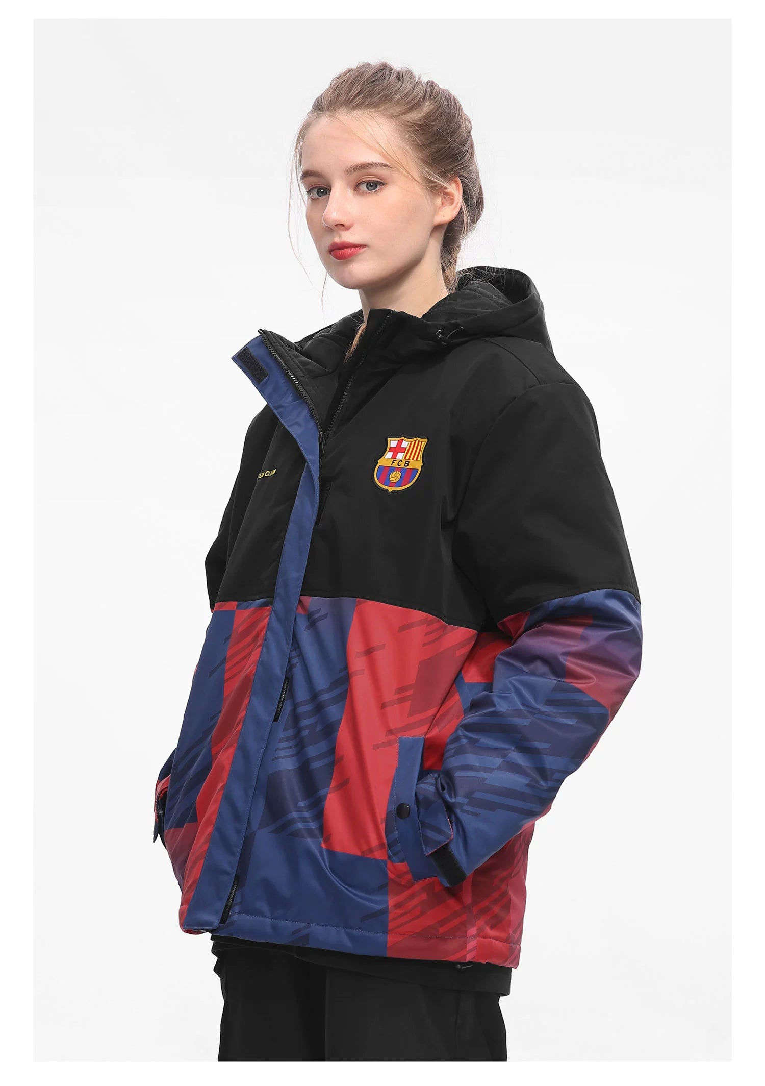Fc Barcelona Cotton Thickened Coat Jacket