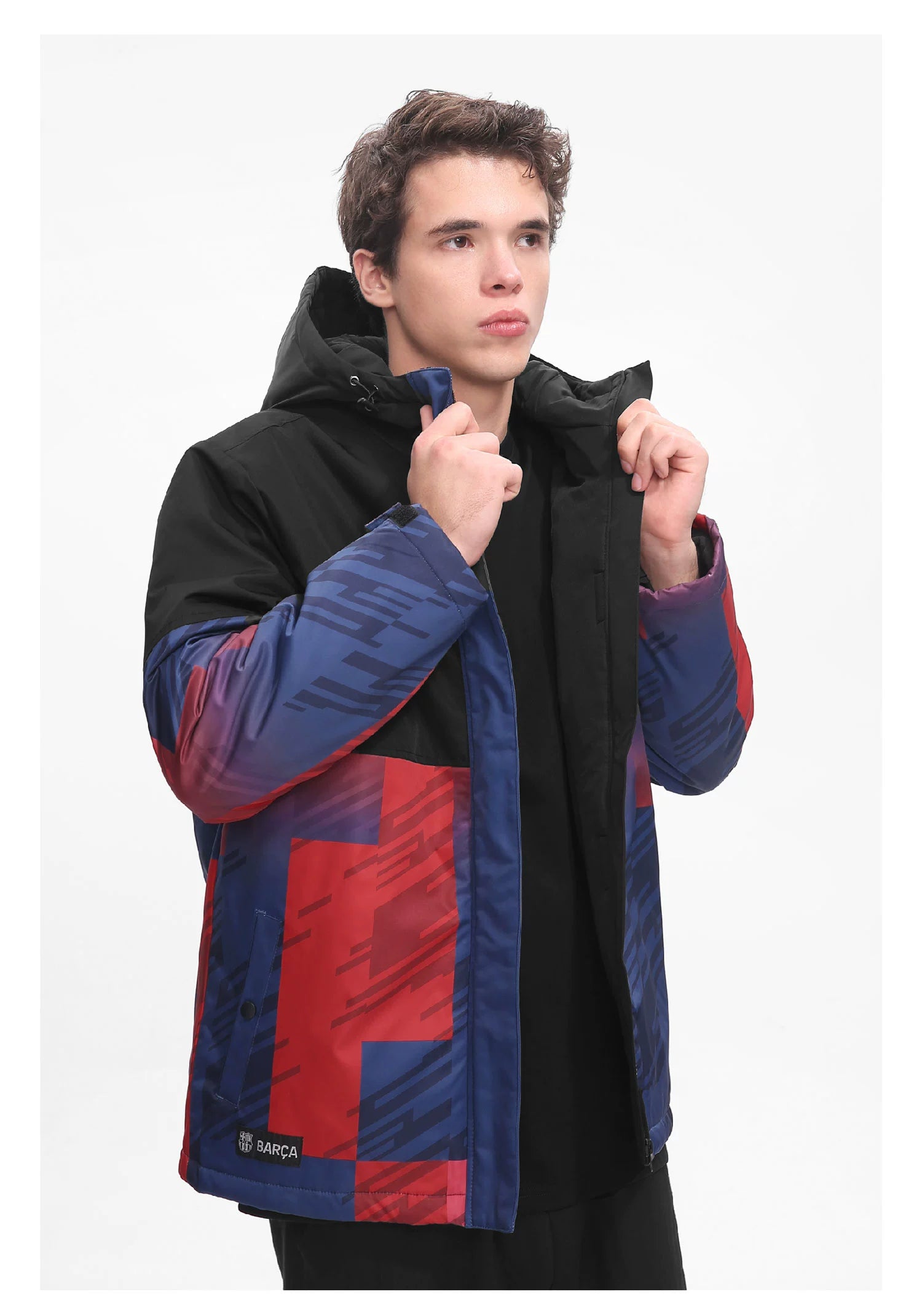 Fc Barcelona Cotton Thickened Coat Jacket