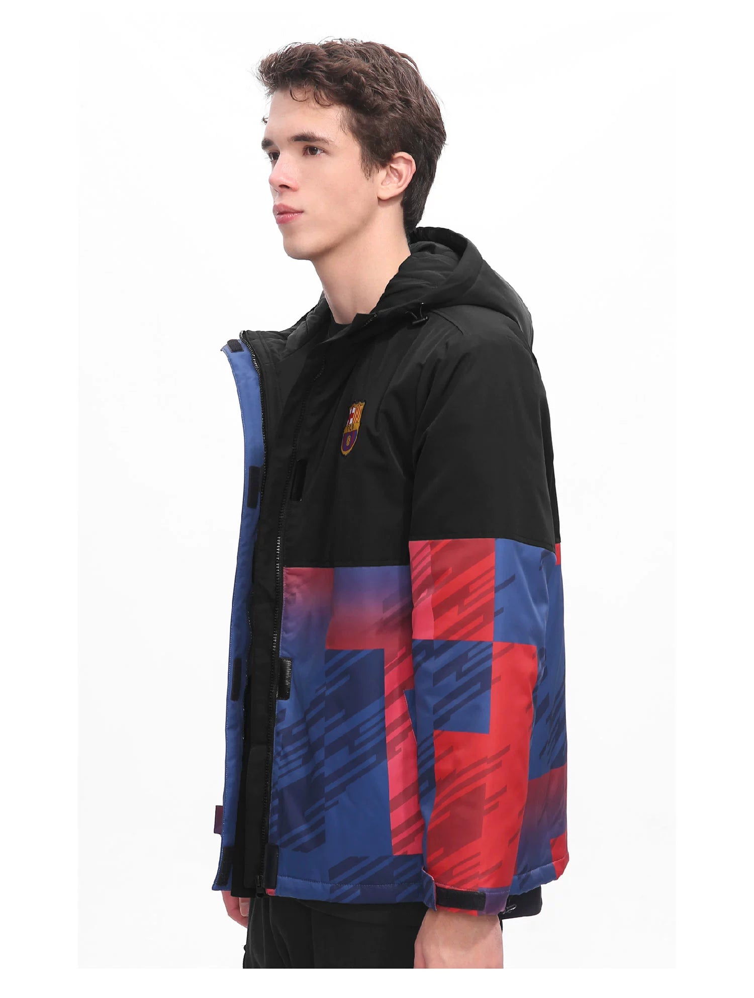 Fc Barcelona Cotton Thickened Coat Jacket