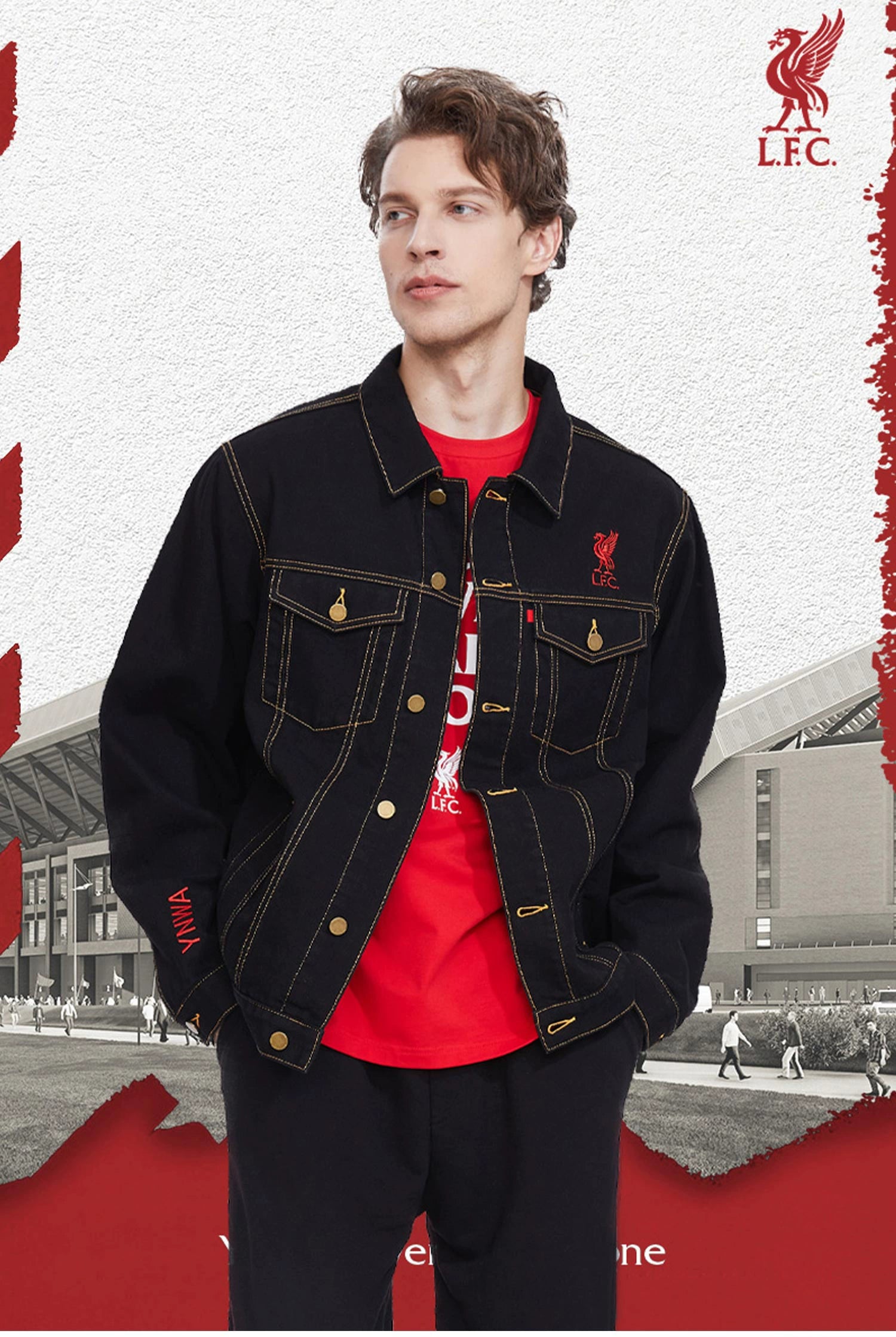 Liverpool Embroidered Denim Jacket