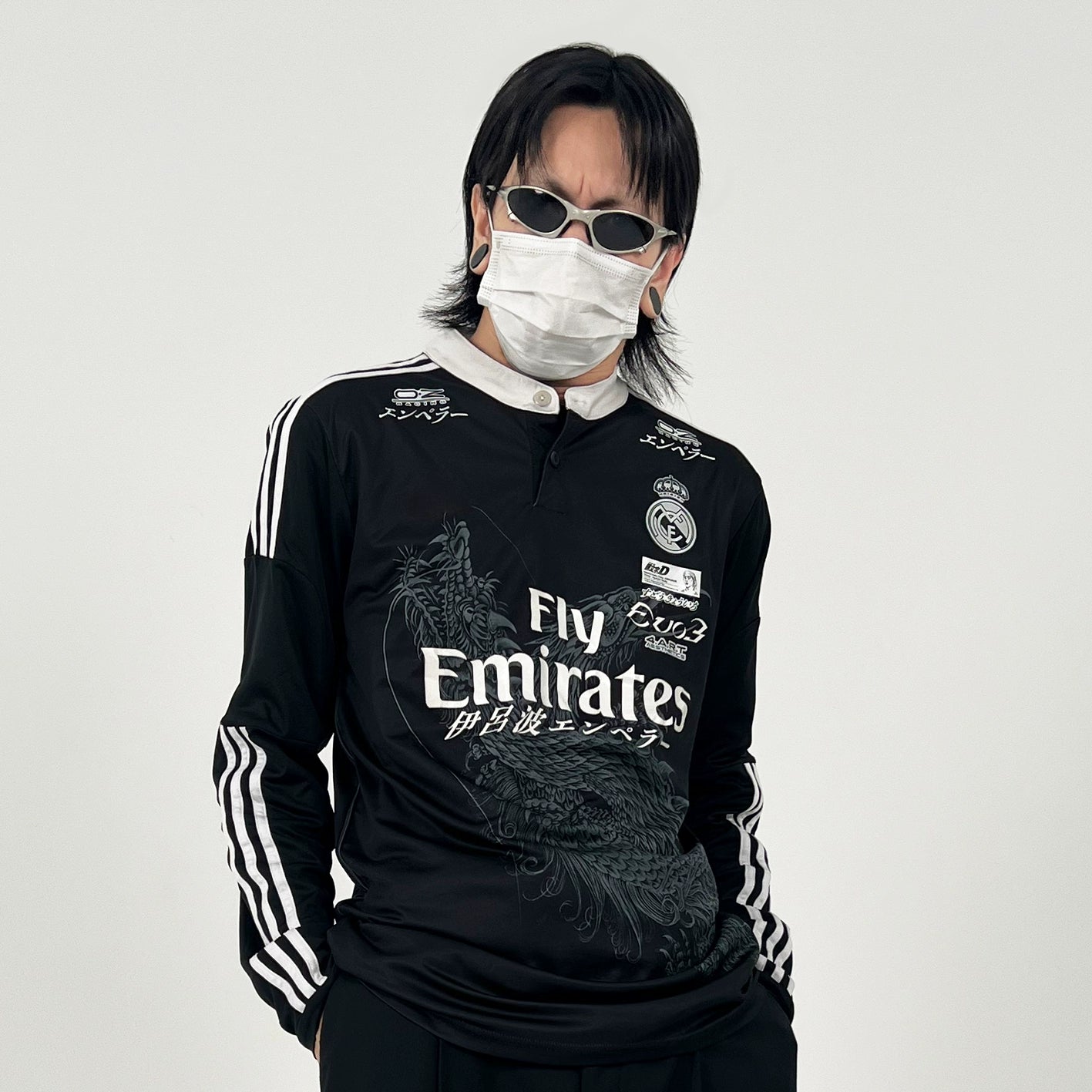 Real Madrid X Keiichi Suto evo3 1415 Black Dragon Jersey