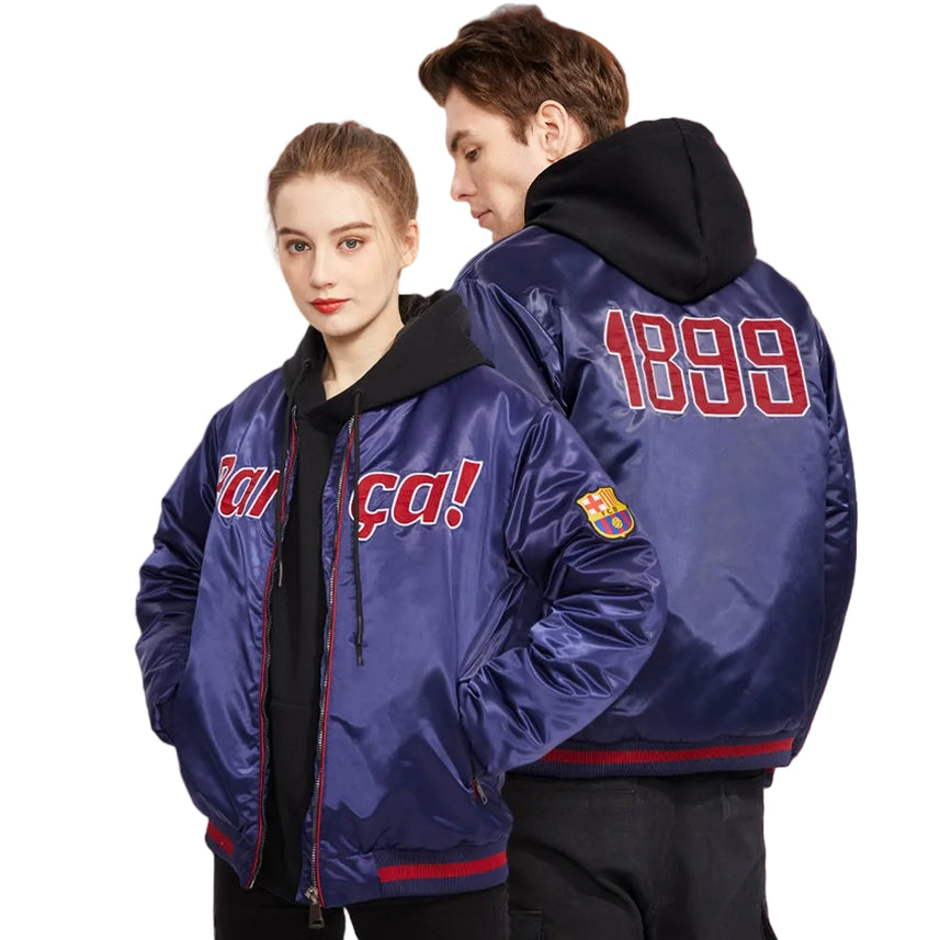 FC Barcelona Satin Flight Jacket
