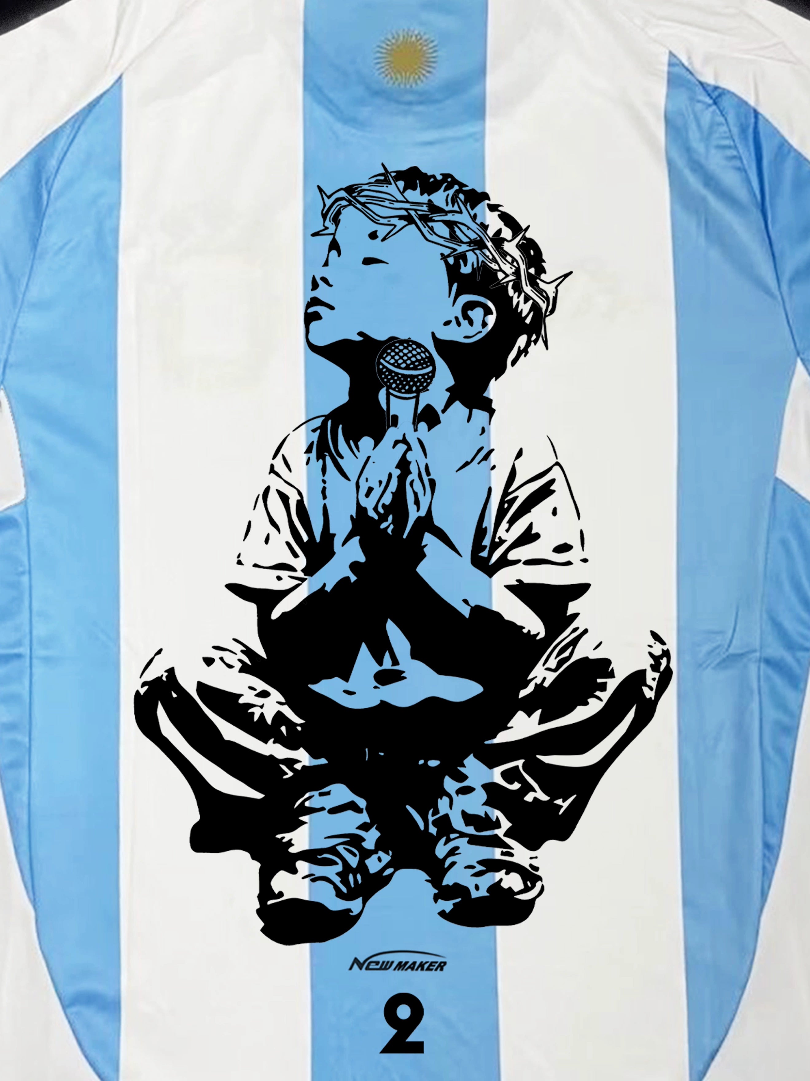 Argentina X Kendrick Lamar DAMN Remake Jersey