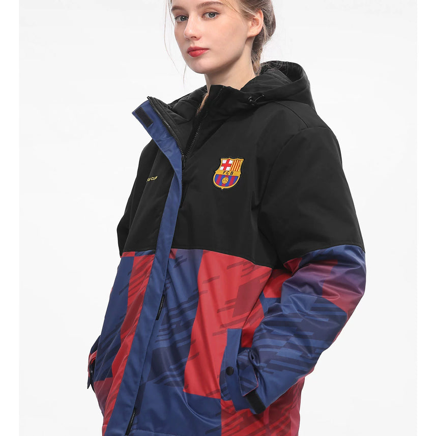 Fc Barcelona Cotton Thickened Coat Jacket
