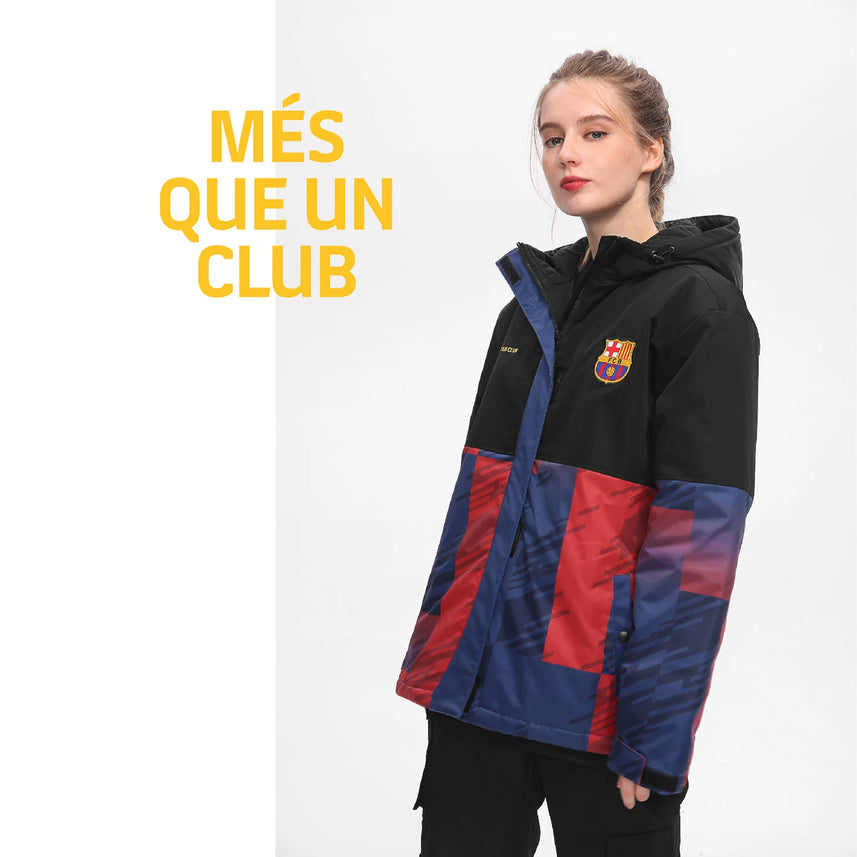 Fc Barcelona Cotton Thickened Coat Jacket