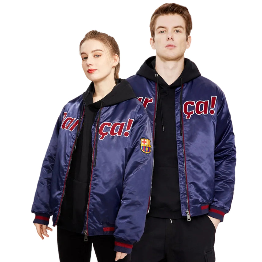 FC Barcelona Satin Flight Jacket