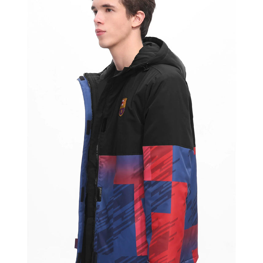 Fc Barcelona Cotton Thickened Coat Jacket