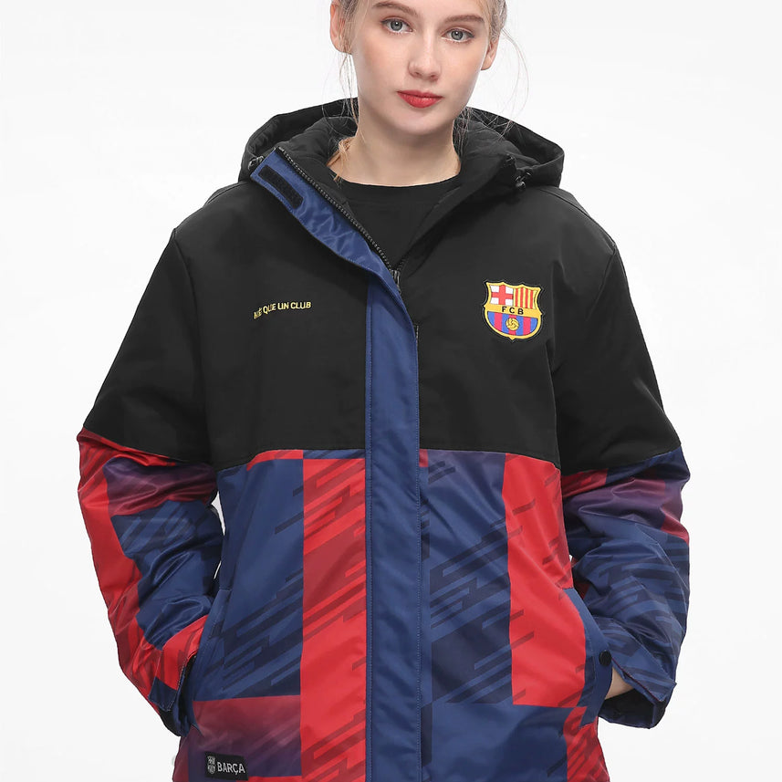 Fc Barcelona Cotton Thickened Coat Jacket