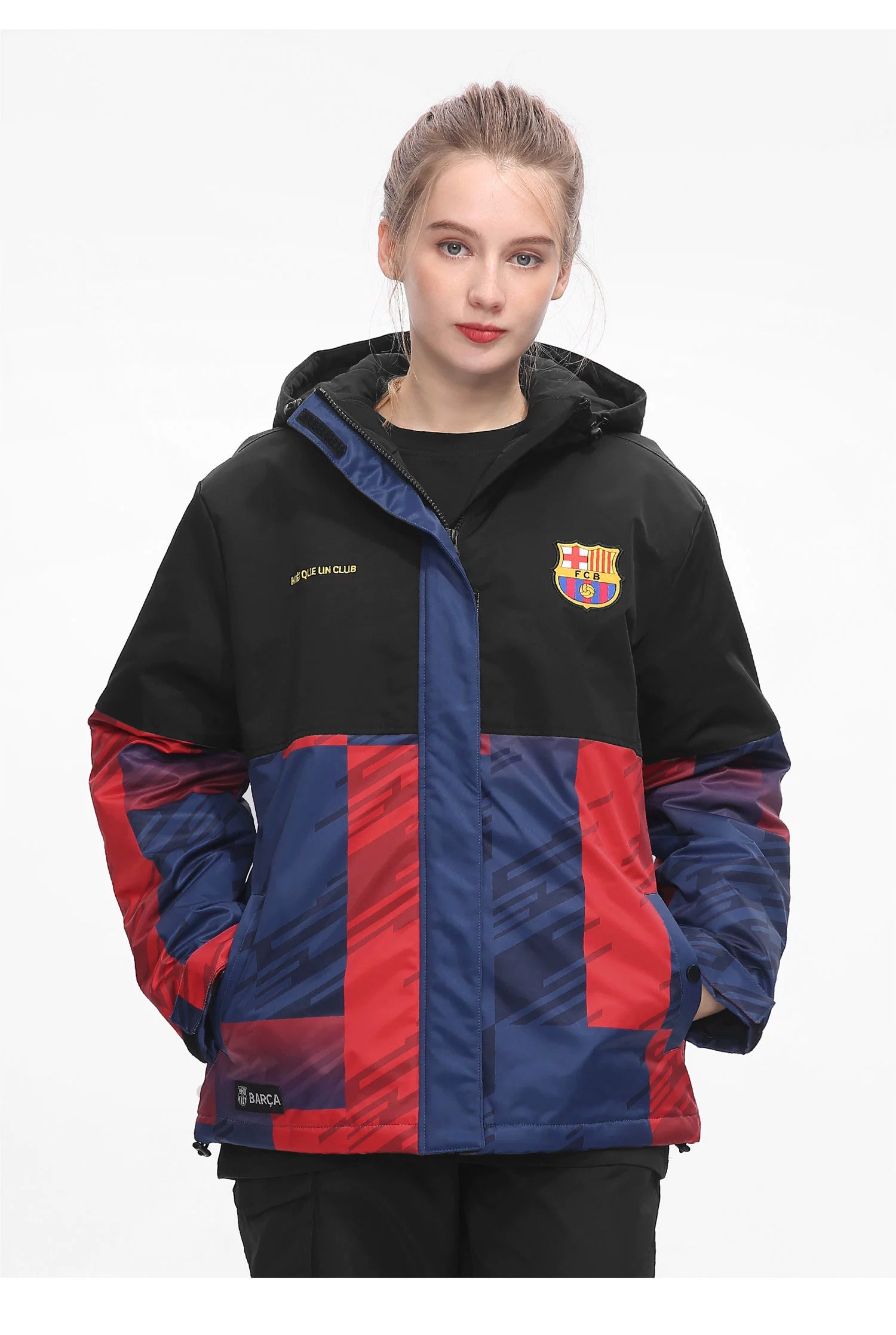 Fc Barcelona Cotton Thickened Coat Jacket