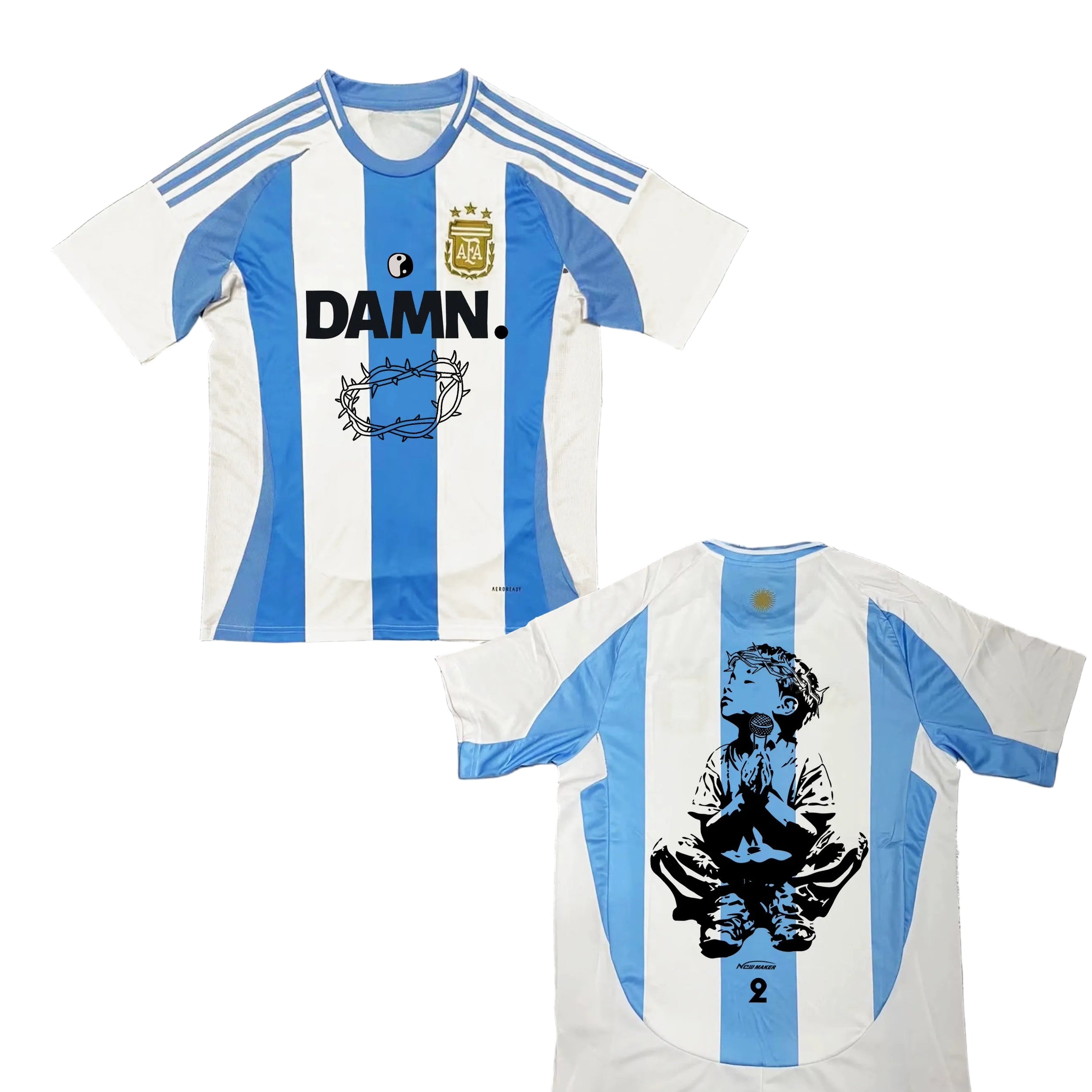 Argentina X Kendrick Lamar DAMN Remake Jersey
