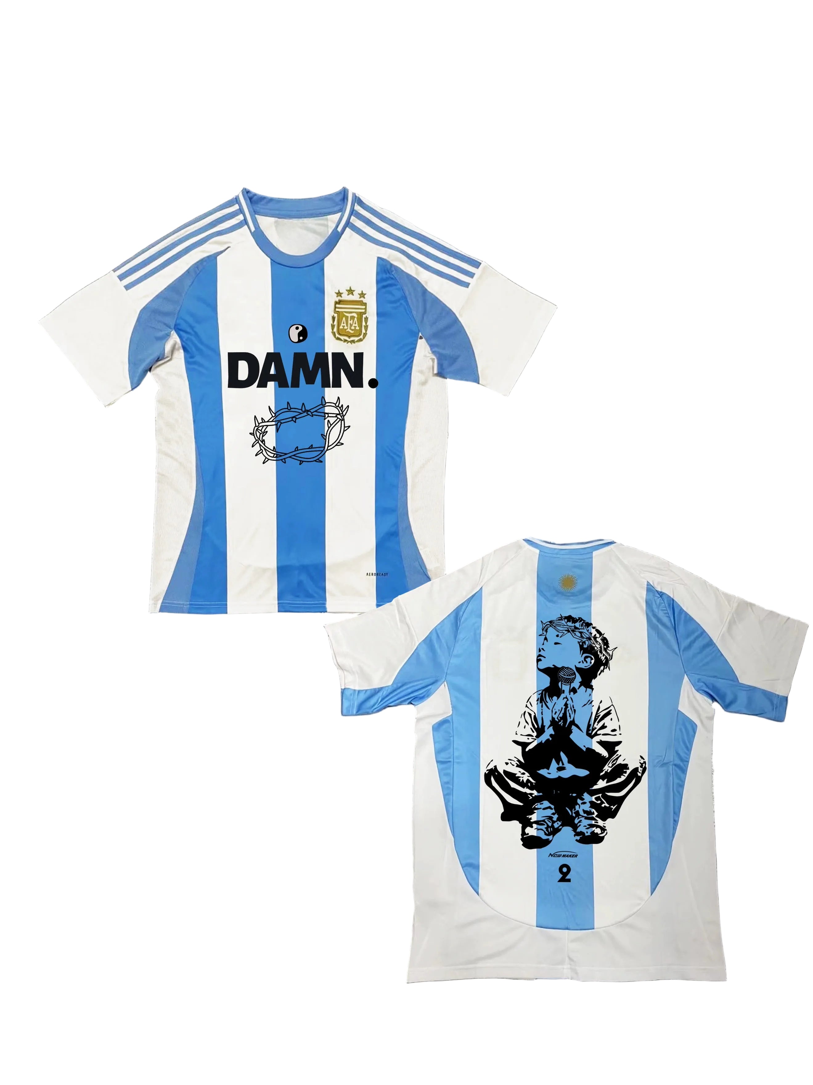 Argentina X Kendrick Lamar DAMN Remake Jersey