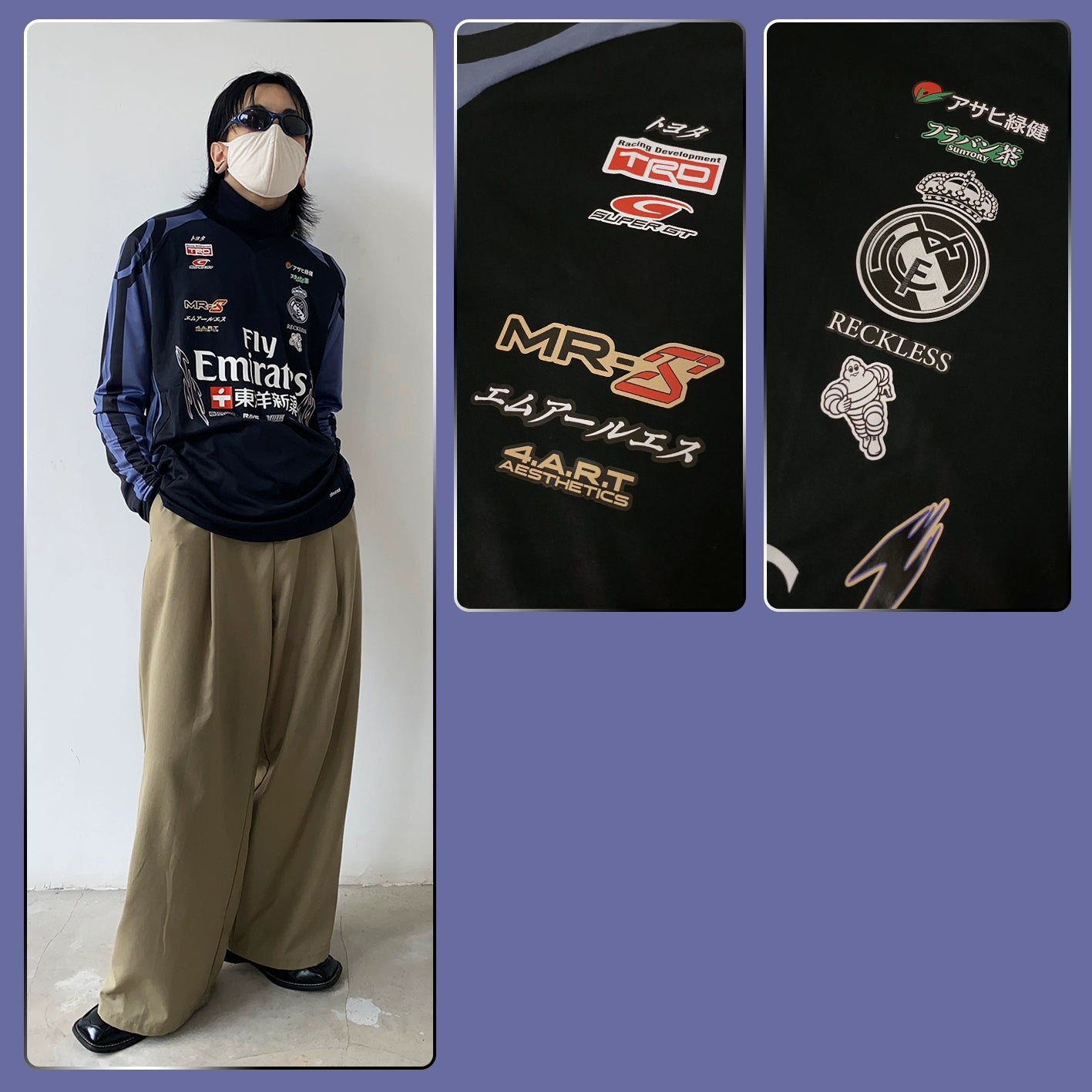Real Madrid X Toyota MR-S SuperGT TEAM RECKLESS Jersey