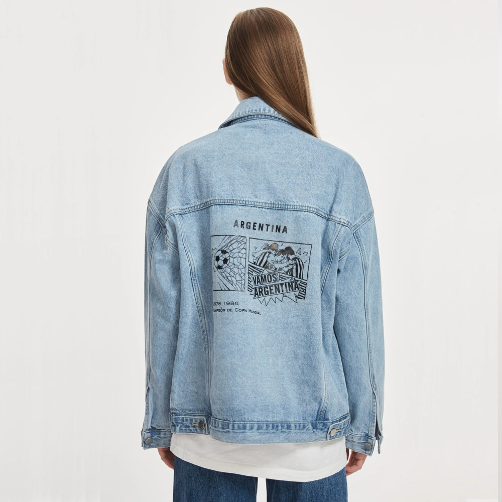Argentine X Messi Denim Jacket