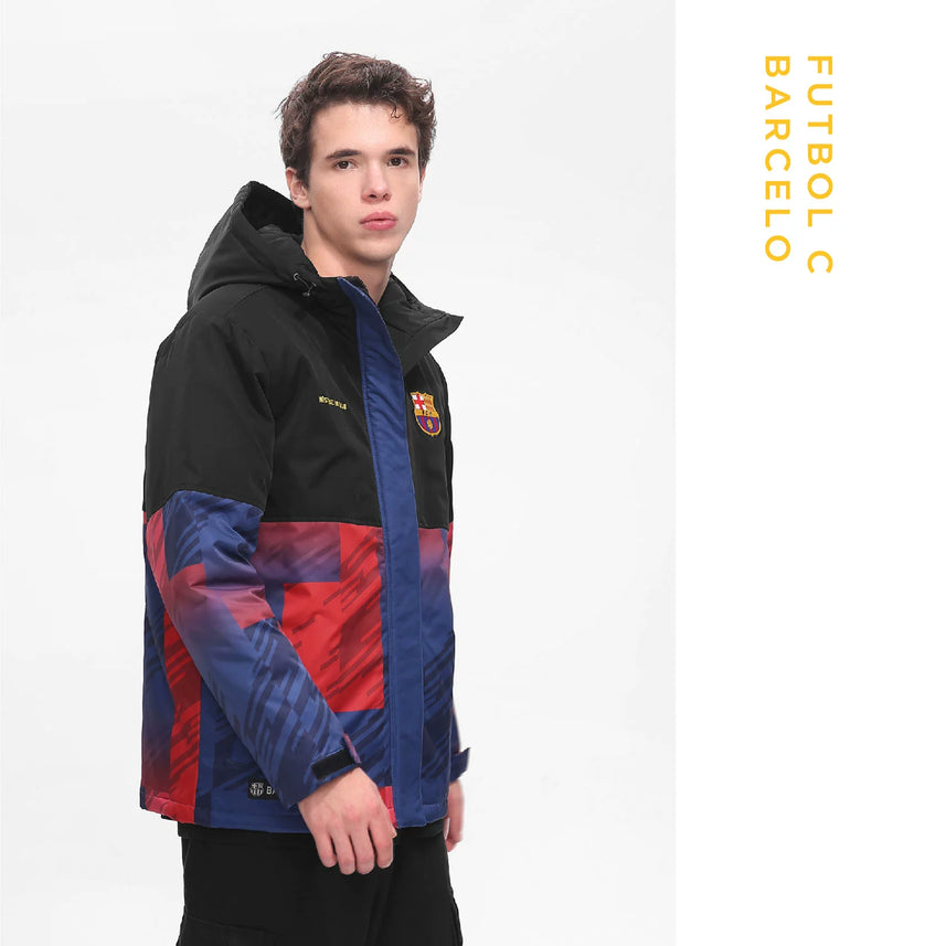 Fc Barcelona Cotton Thickened Coat Jacket