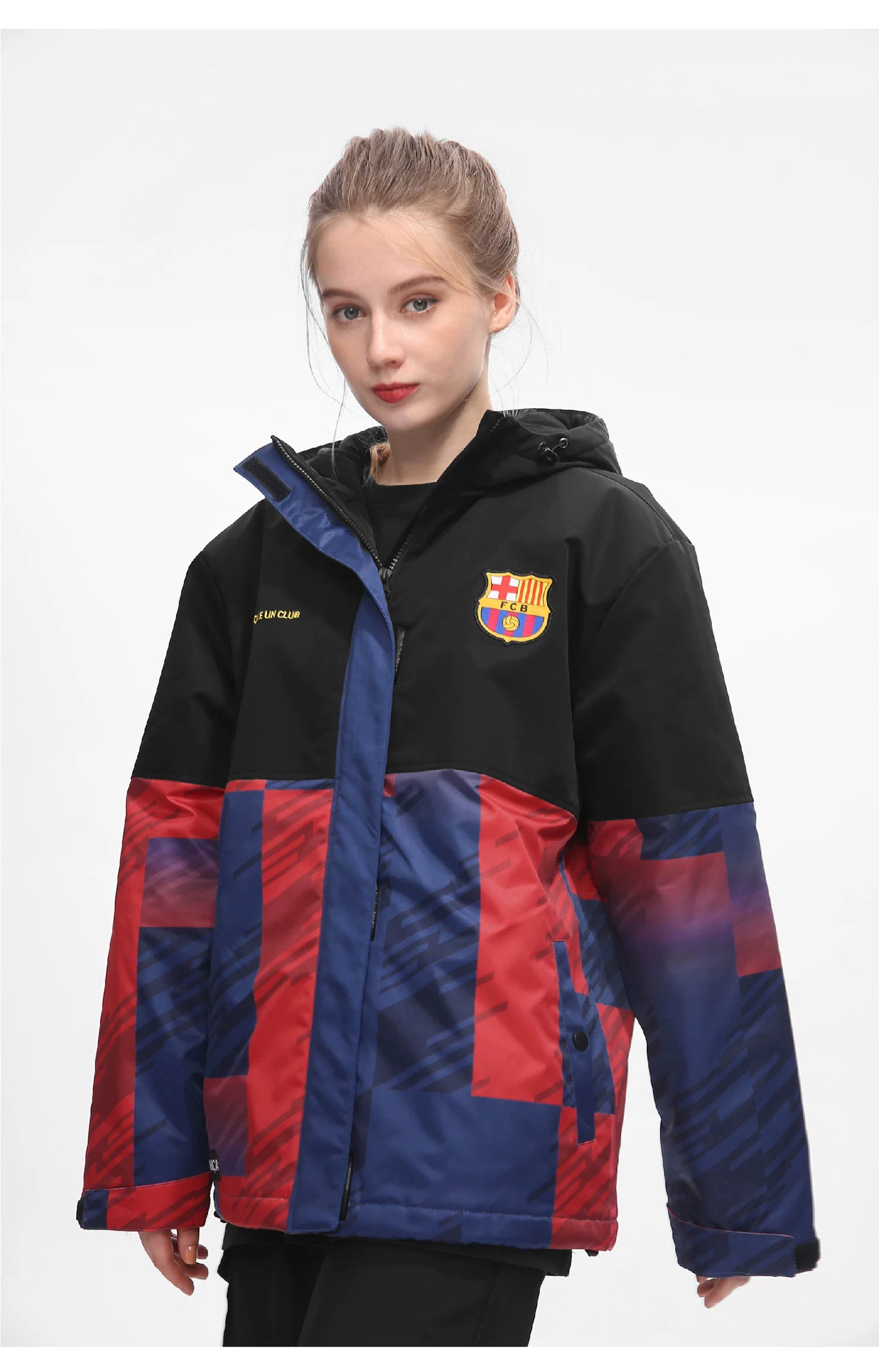 Fc Barcelona Cotton Thickened Coat Jacket