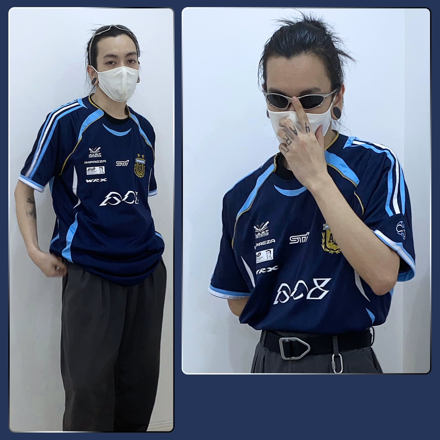 Argentina X Fujiwara Wentai WRC GC8 sti 06 Jersey