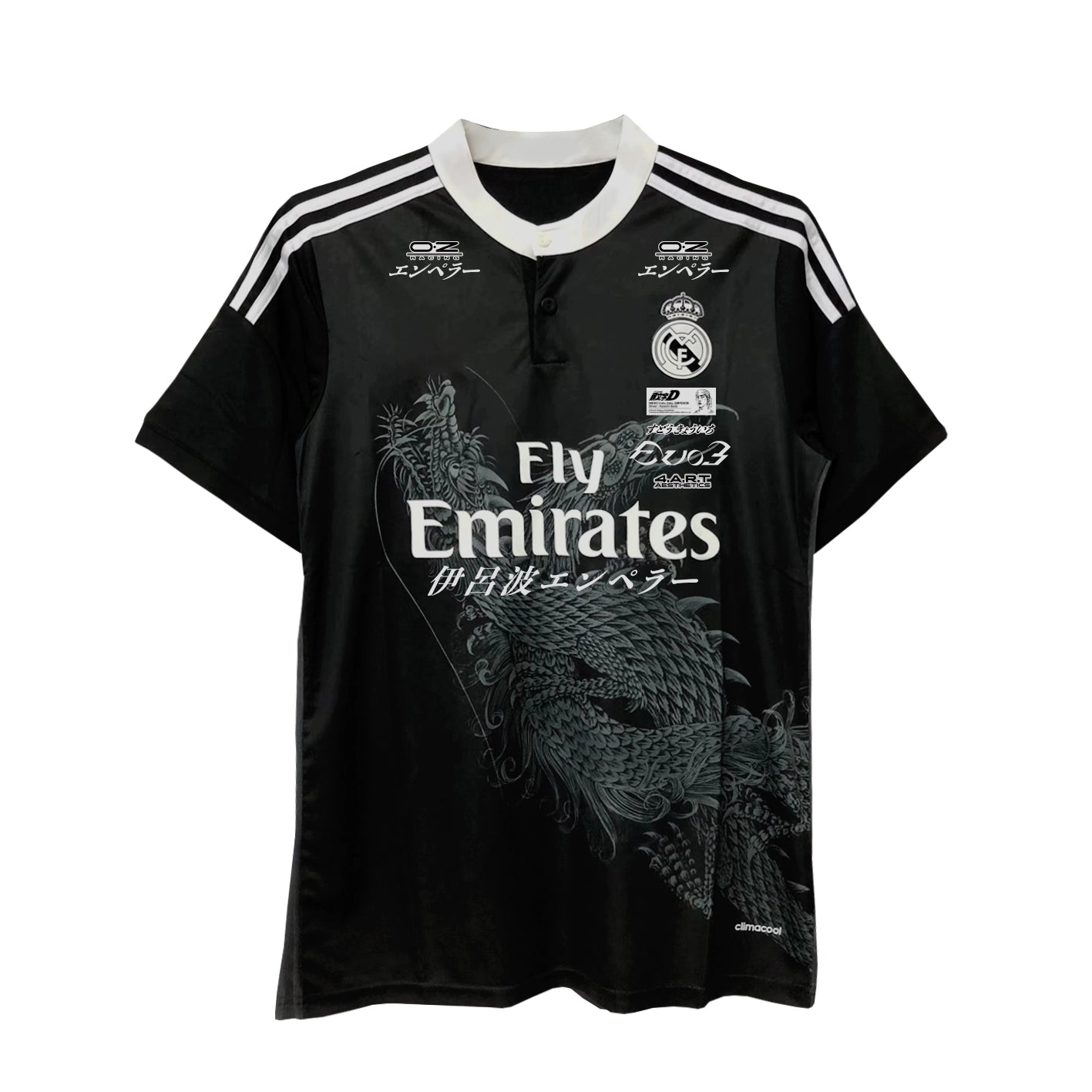 Real Madrid X Keiichi Suto evo3 1415 Black Dragon Jersey