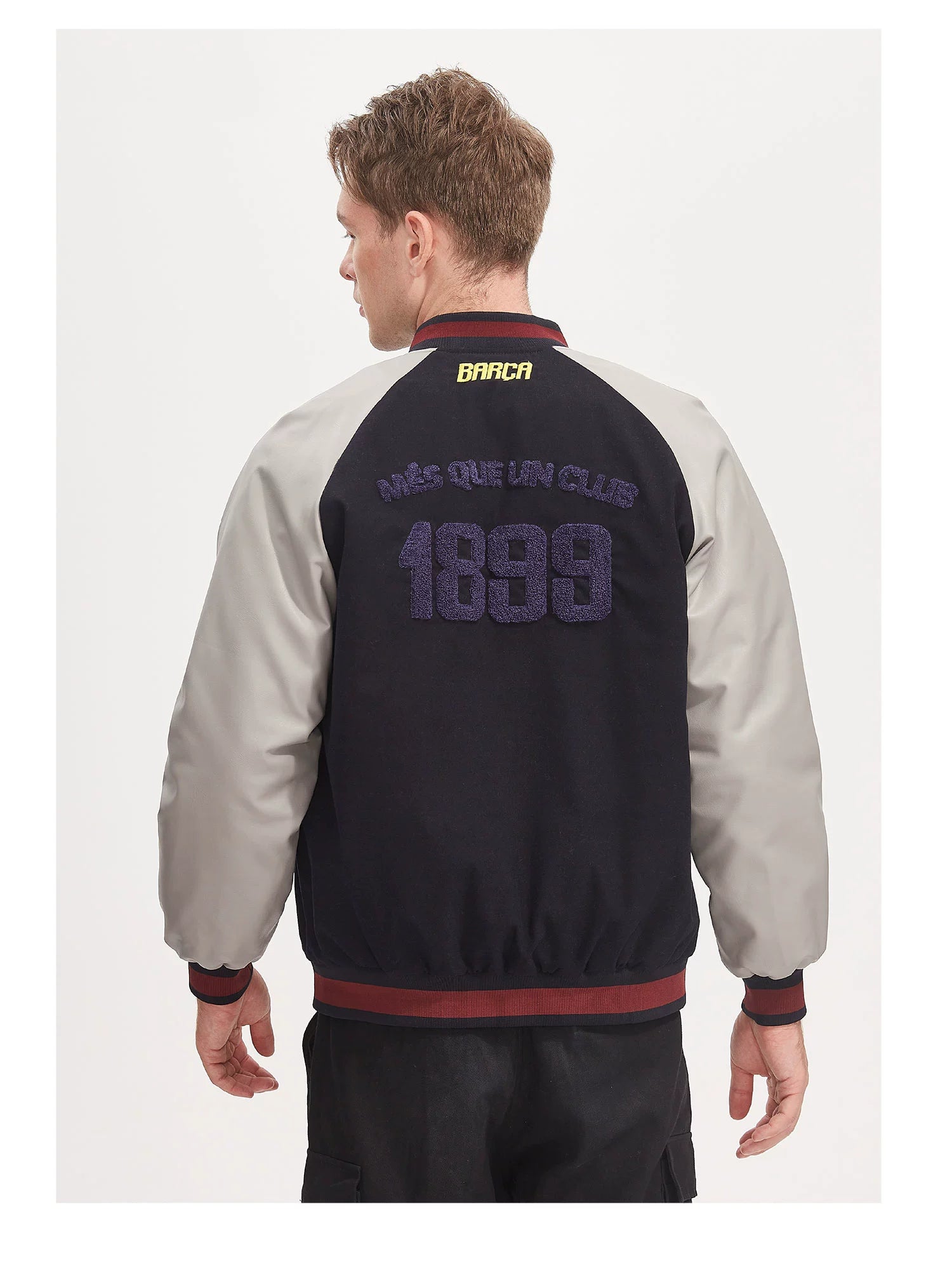Barcelona Thickened Baseball Jacket