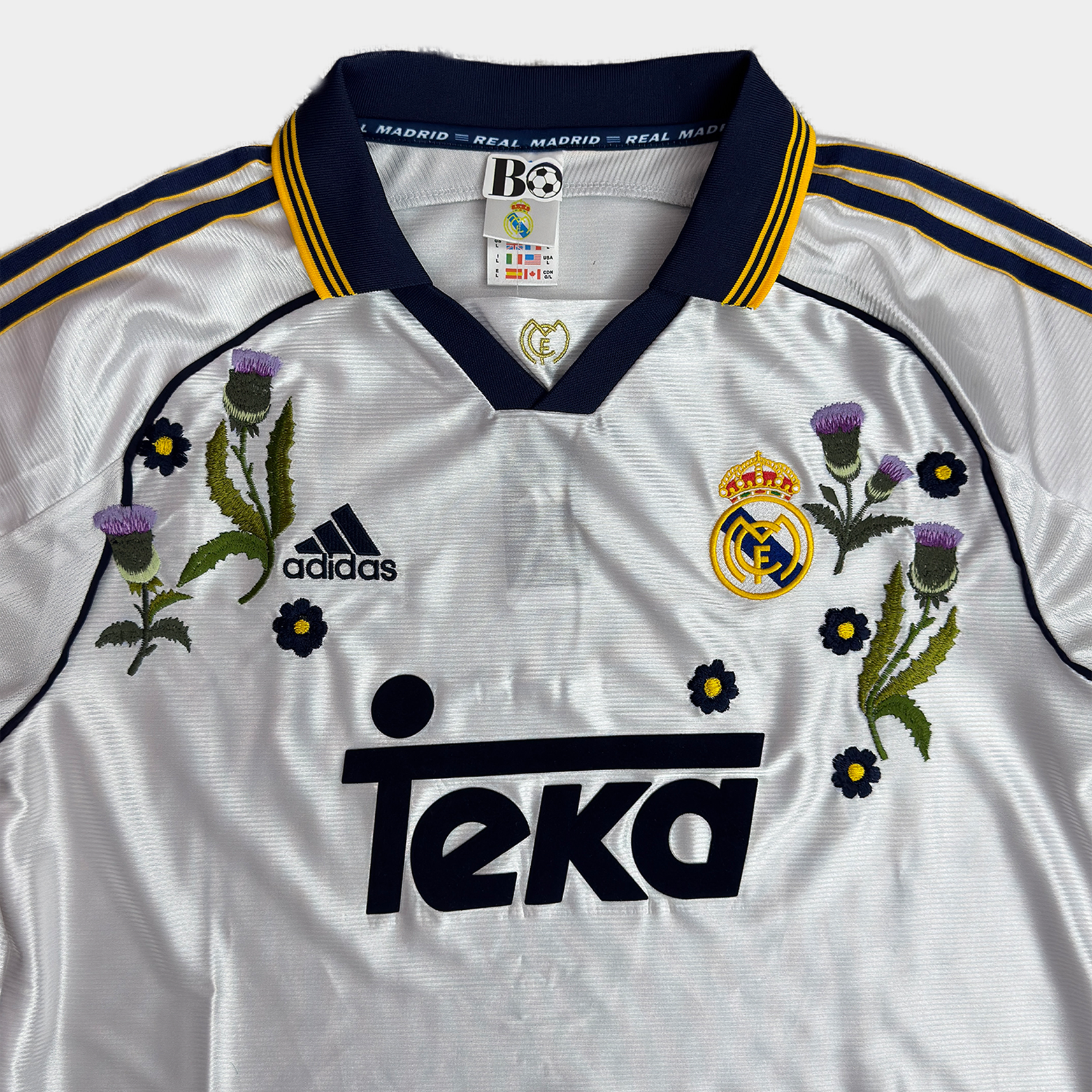 Real Madrid Embroidered Jersey 1999/2000